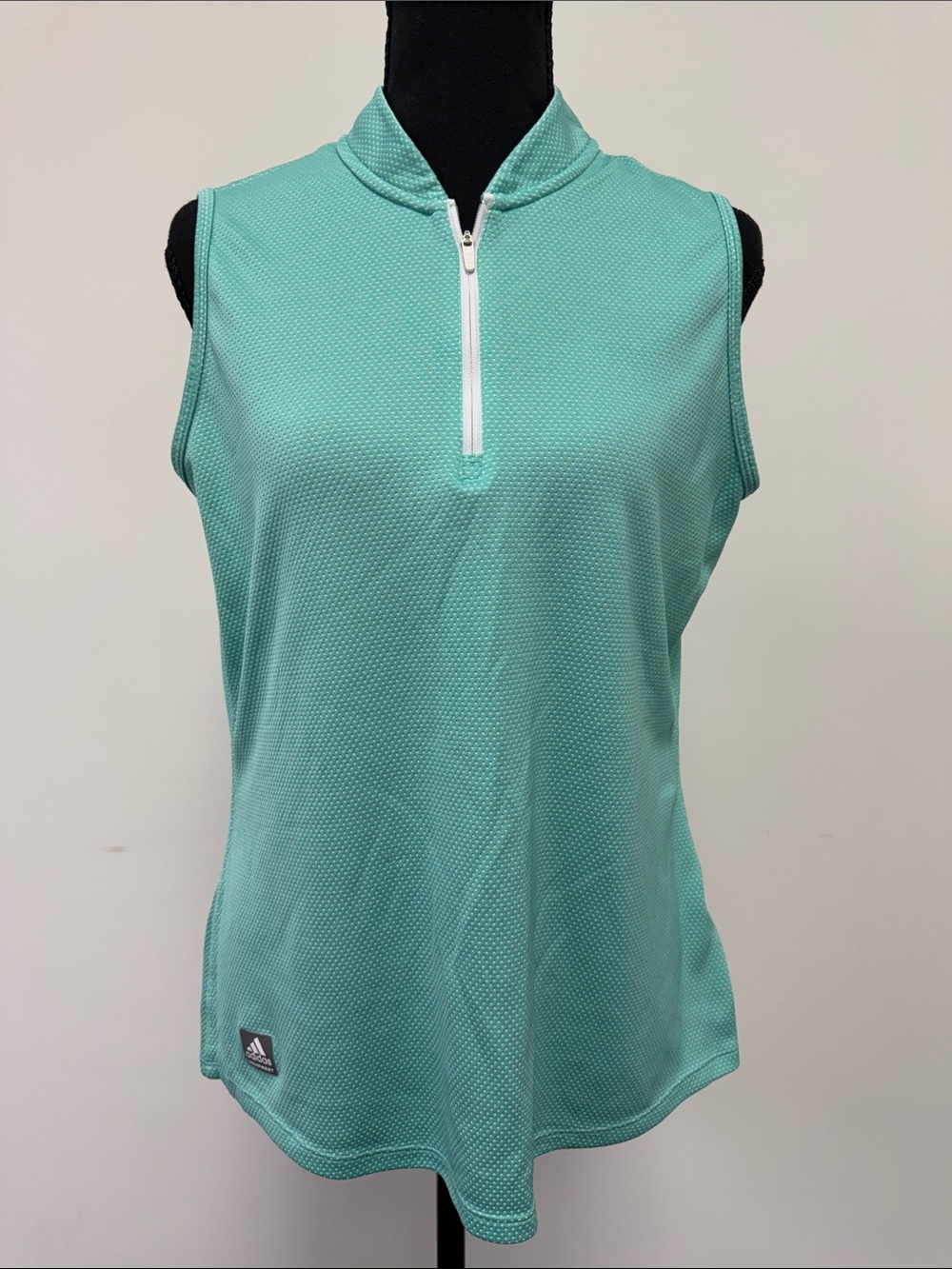 adidas Sleeveless Zip-Front Tank